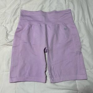 Lilac bike shorts